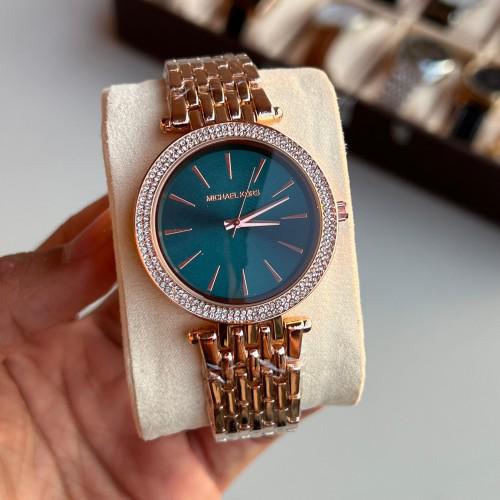 Mic_hae_l Kor s Darci Rose Gold Green Dial