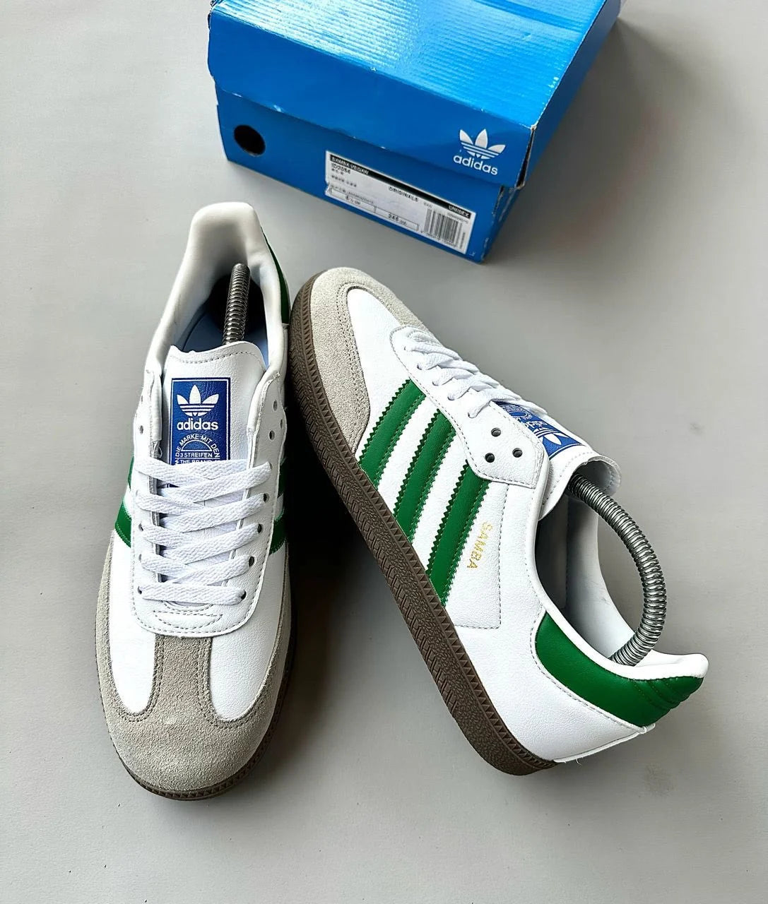 Adi_das SAMBA WHITE GREEN