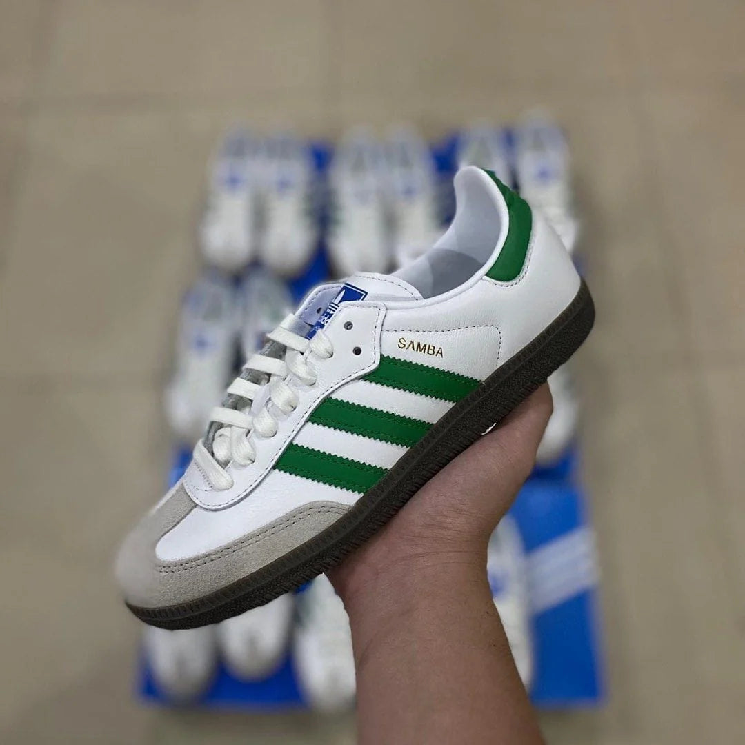 Adi_das SAMBA WHITE GREEN