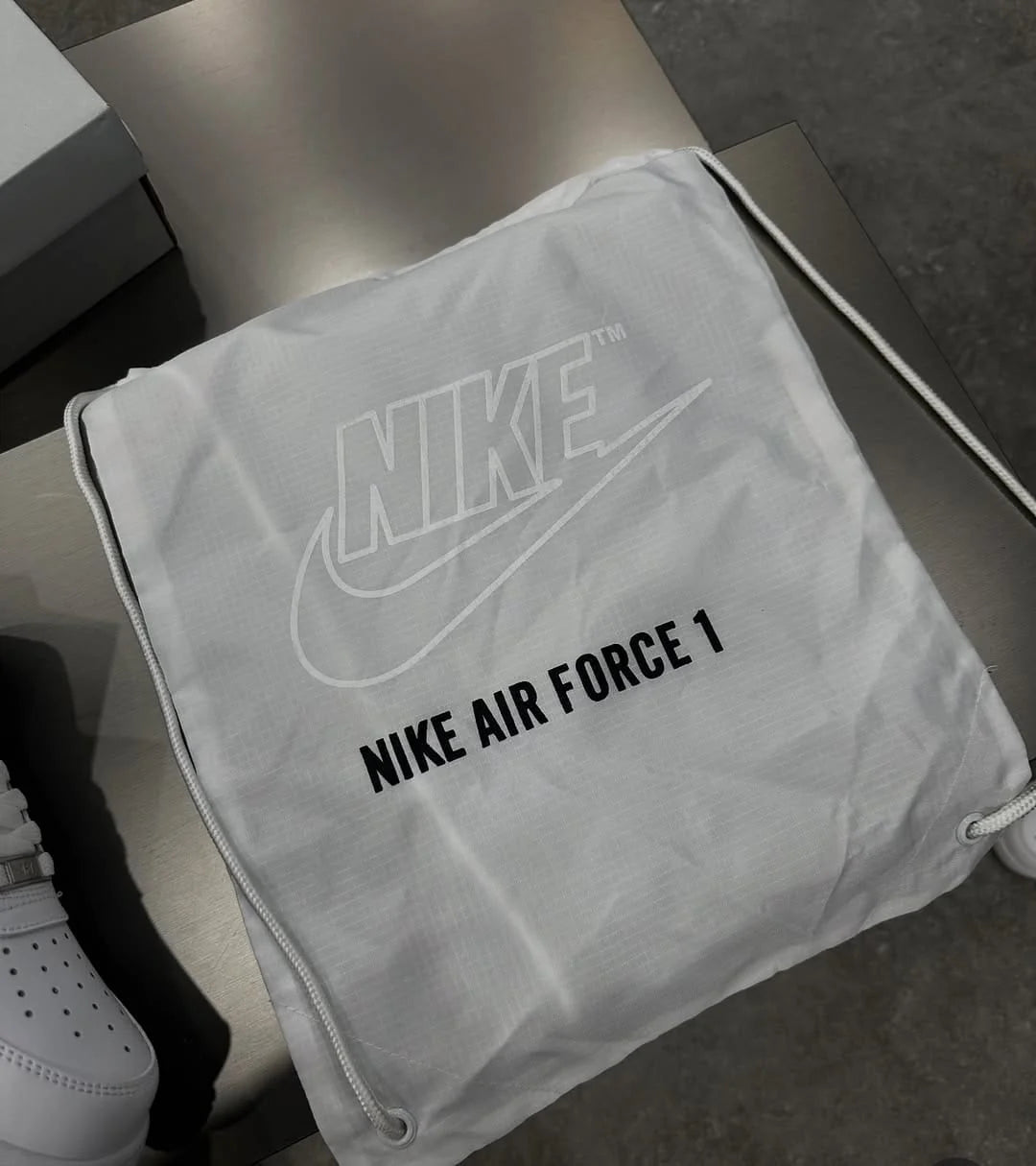 Nik_e AirFor_ce 1 White "Pure Leather"
