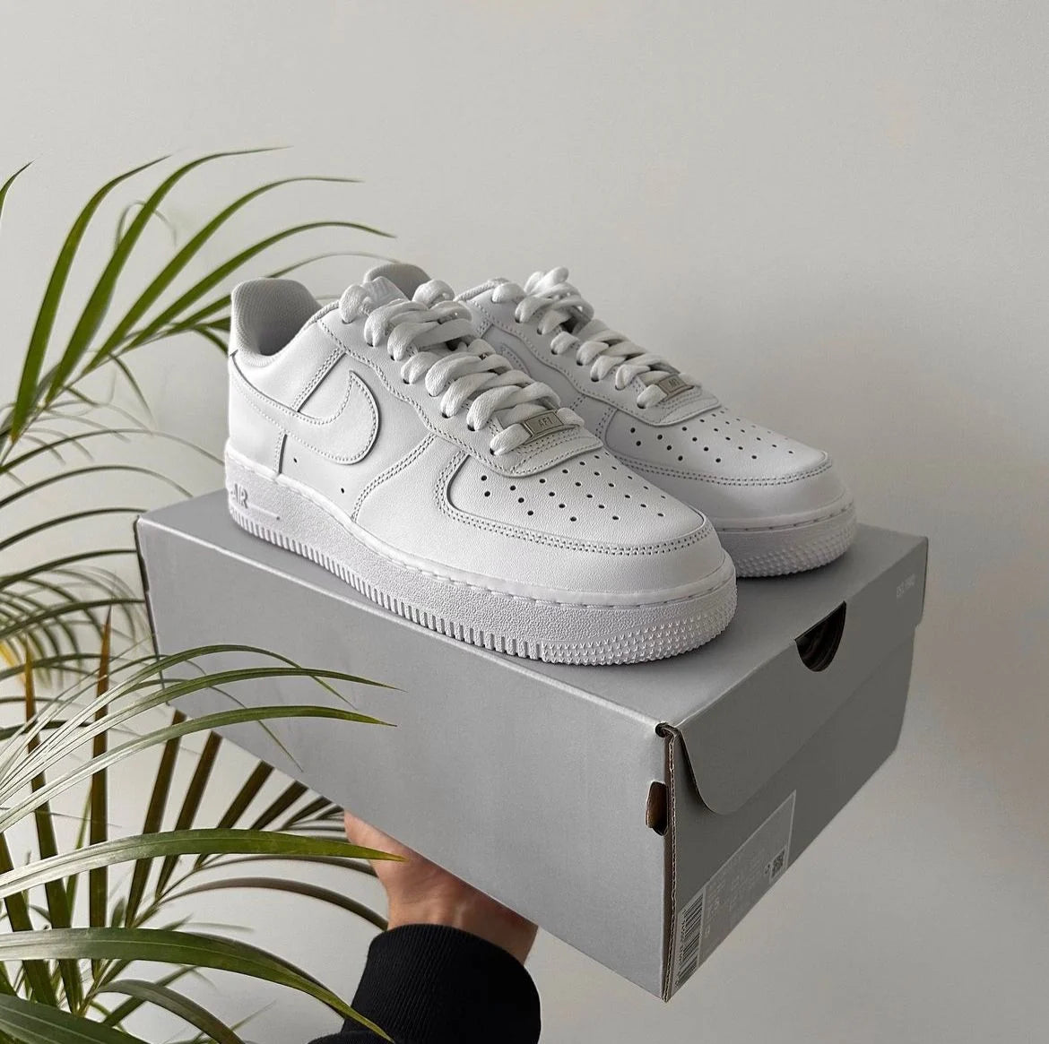 Nik_e AirFor_ce 1 White "Pure Leather"