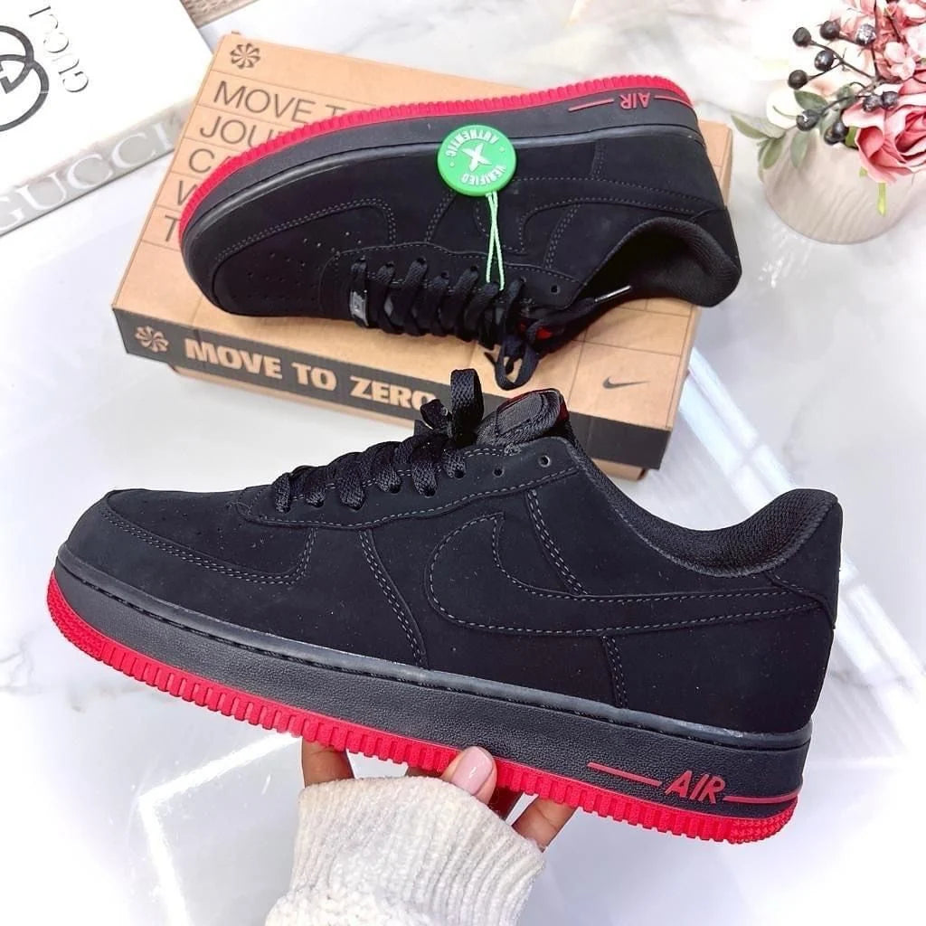nik_ee airforce 1 Black red