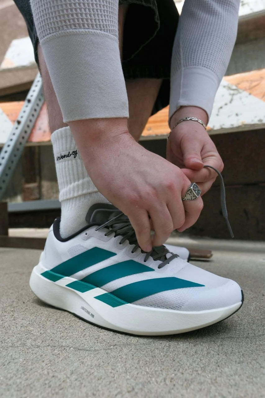 Adi_das Adizero EVO SL White Pure Teal